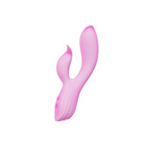 Pembe Tilki Çift Uyarımlı Silikon Rabbit Vibratör