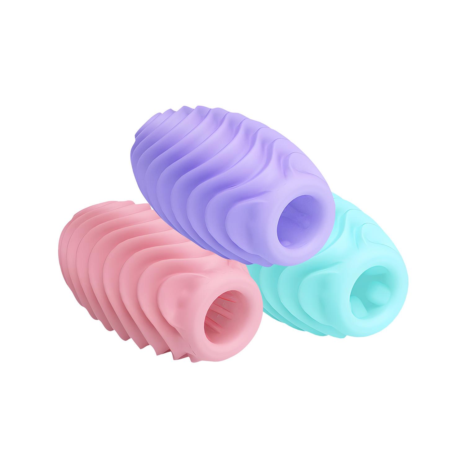 Pretty Love Çift Taraflı Dokulu Mastürbasyon Yumurtası - Görsel 3