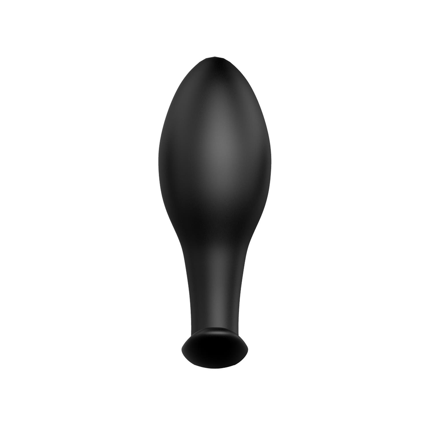 Pretty Love Siyah Kadife Dokulu Silikon Anal Plug - Görsel 3