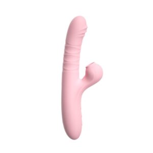 Modern Emişli ve Titreşimli Rabbit Vibratör Pembe