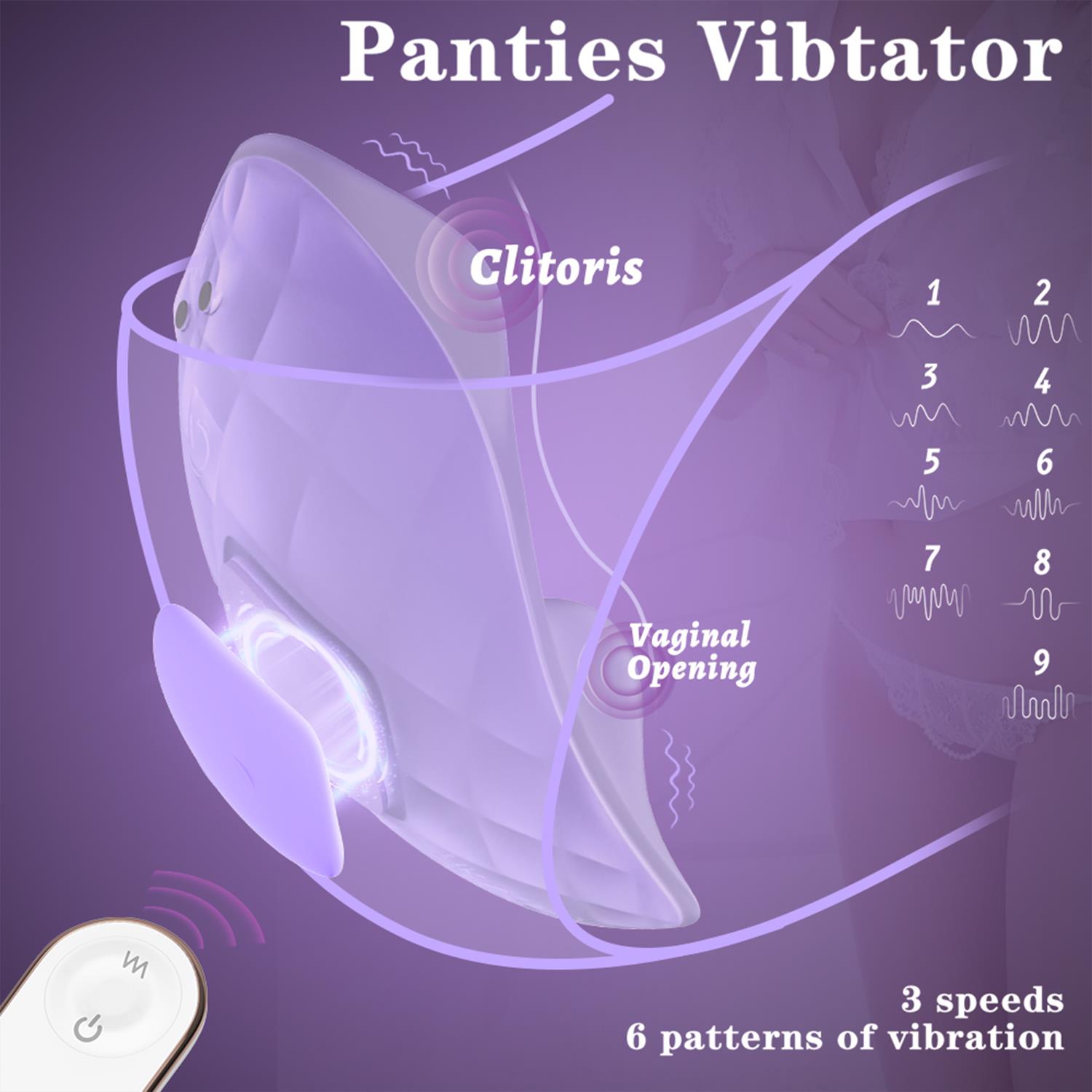 S-Hande Pleasure – RCT Giyilebilir Klitoral Uyarıcı Vibratör Mor - Görsel 5