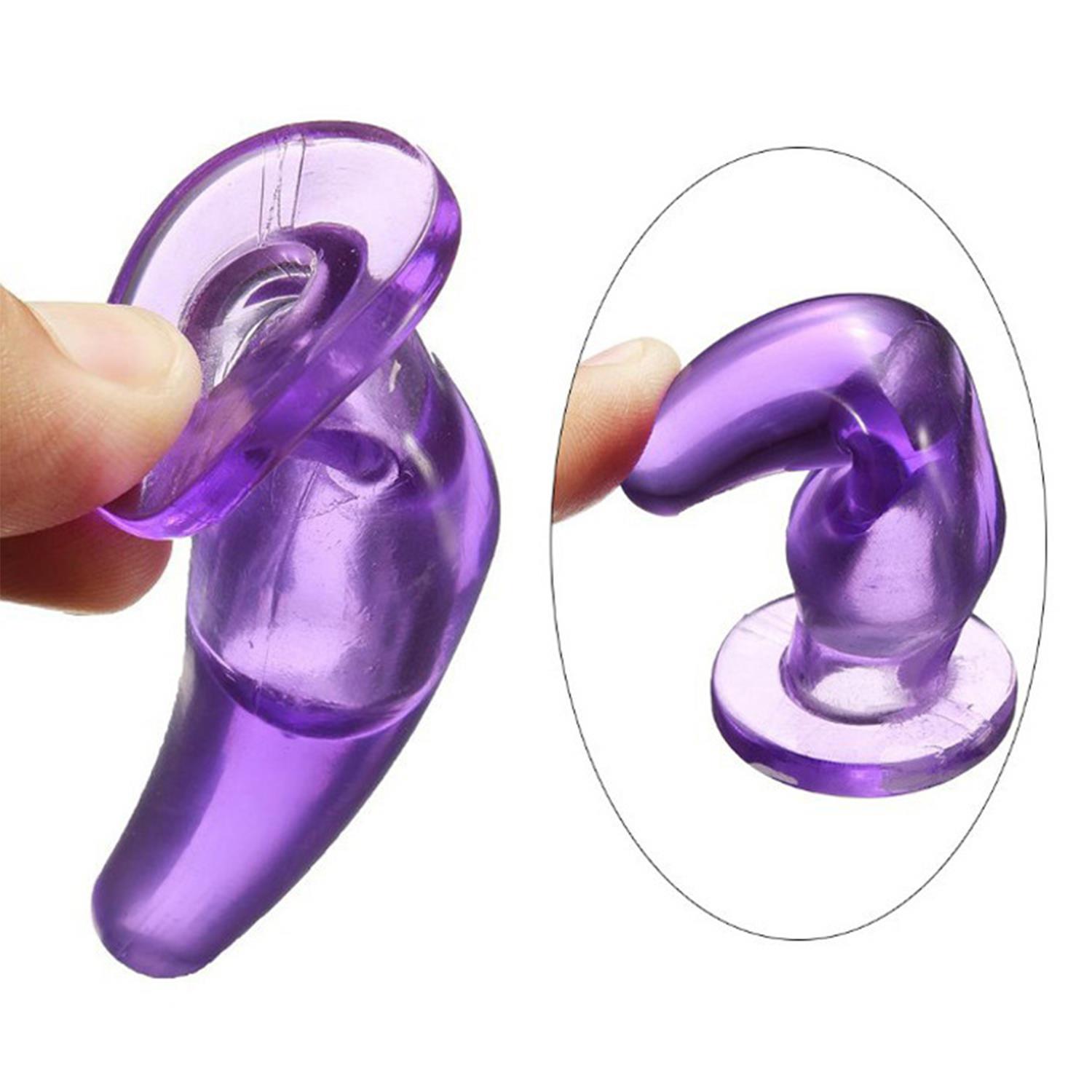 Şeffaf Silikon Anal Vibratör Rose - Görsel 4