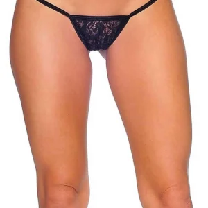 Siyah Dantelli Tanga TM1164 - Tegan