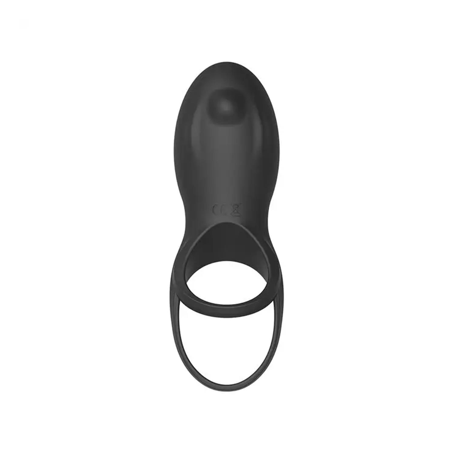 Titreşimli Büyük Penis Halkası Siyah - Görsel 2