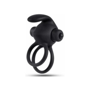 Titreşimli Rabbit Penis Halkası Siyah