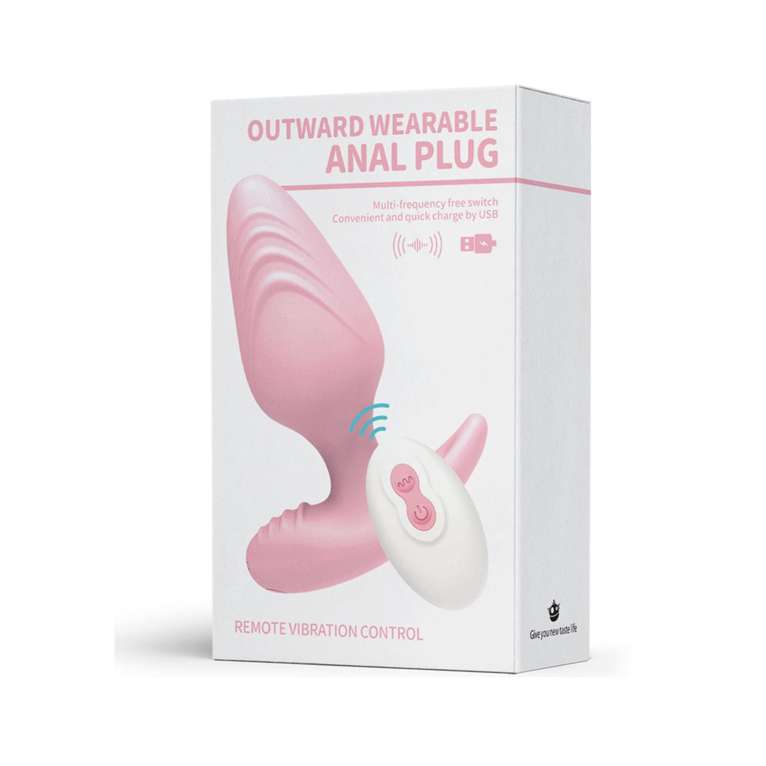 Uzaktan Kumandalı Şarjlı Titreşimli Anal Plug Siyah 10 cm - Görsel 2