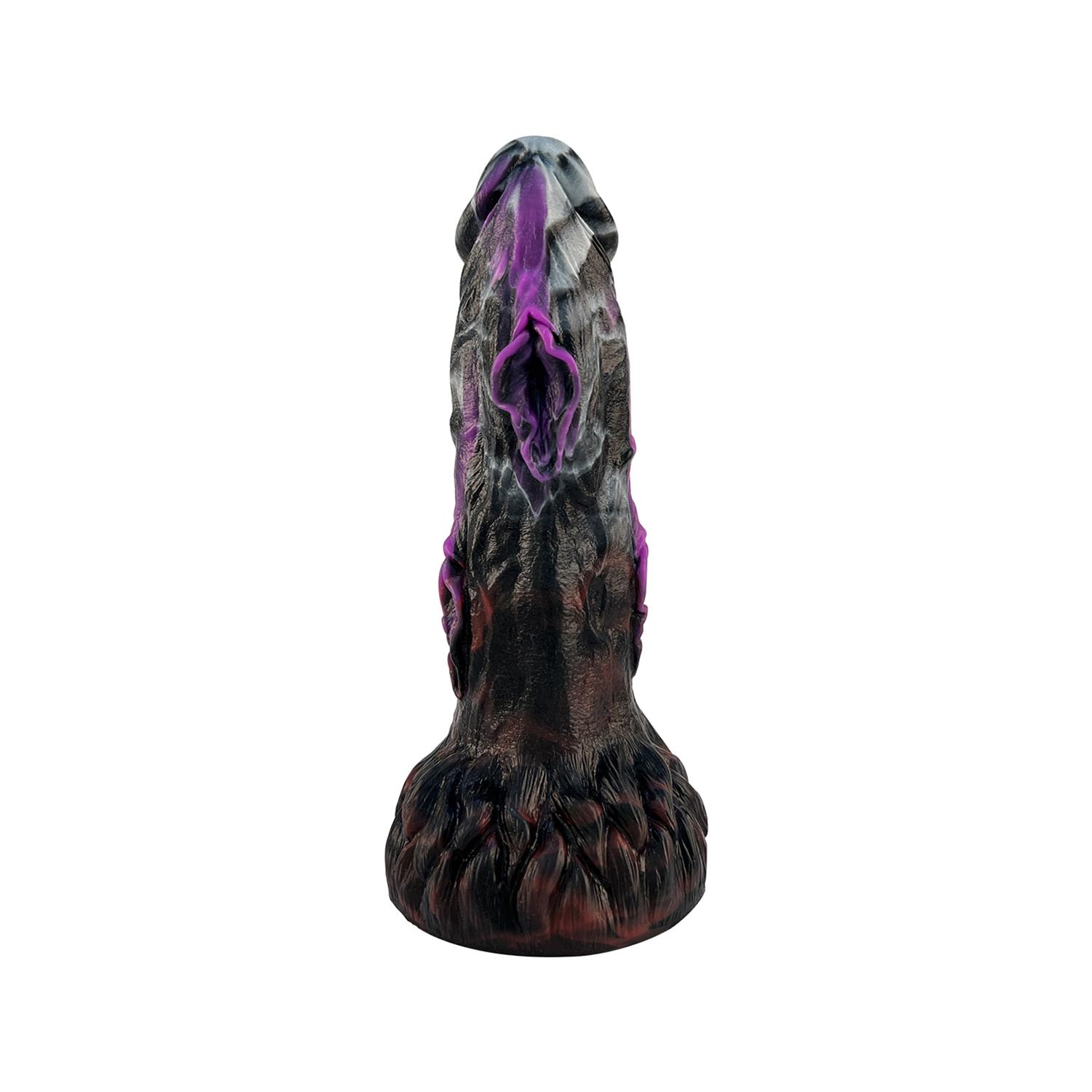 Vajina Detaylı Gerçekçi Dildo Siyah – 22 cm - Görsel 2