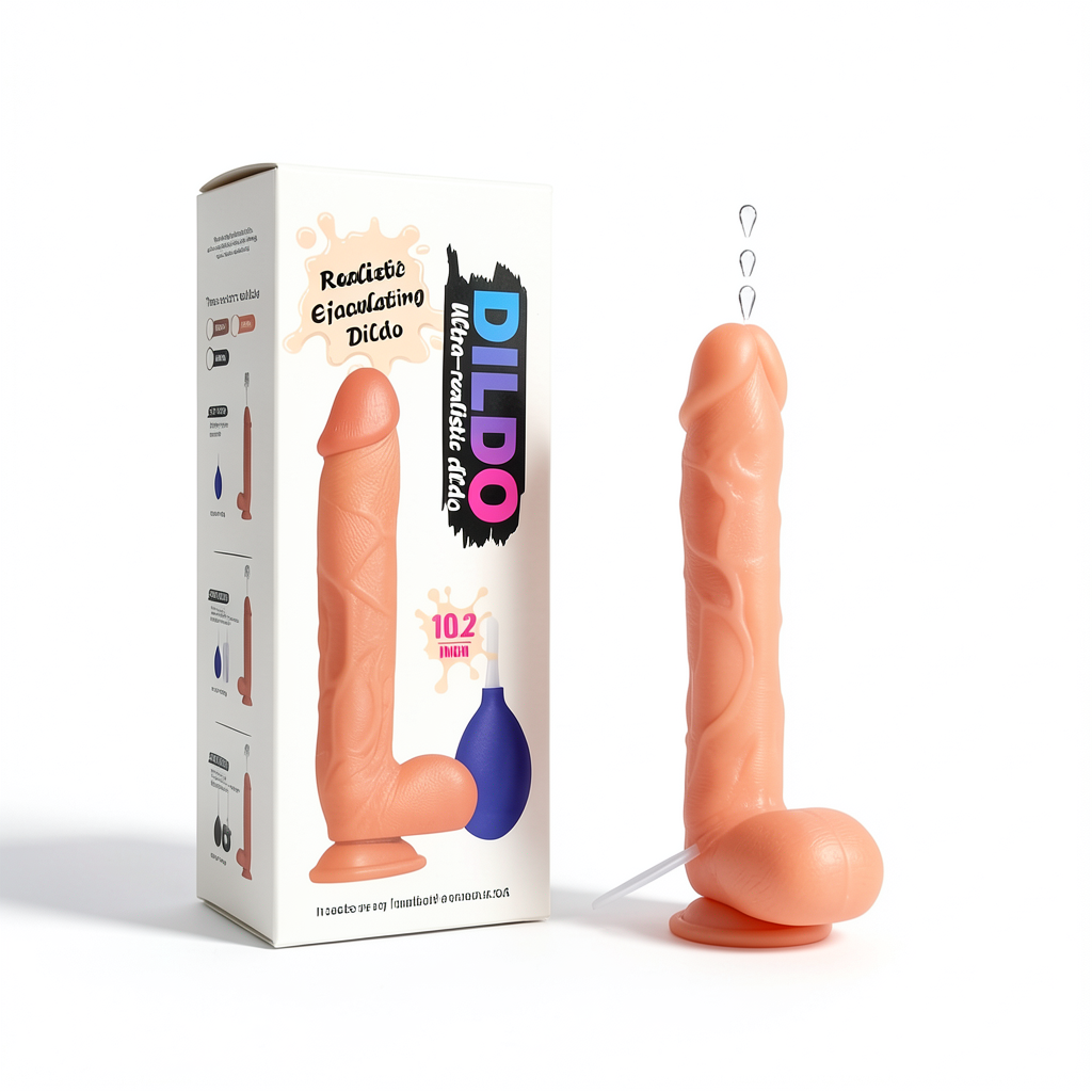 Boşalan Gerçekçi Dildo – 26 cm - Görsel 2