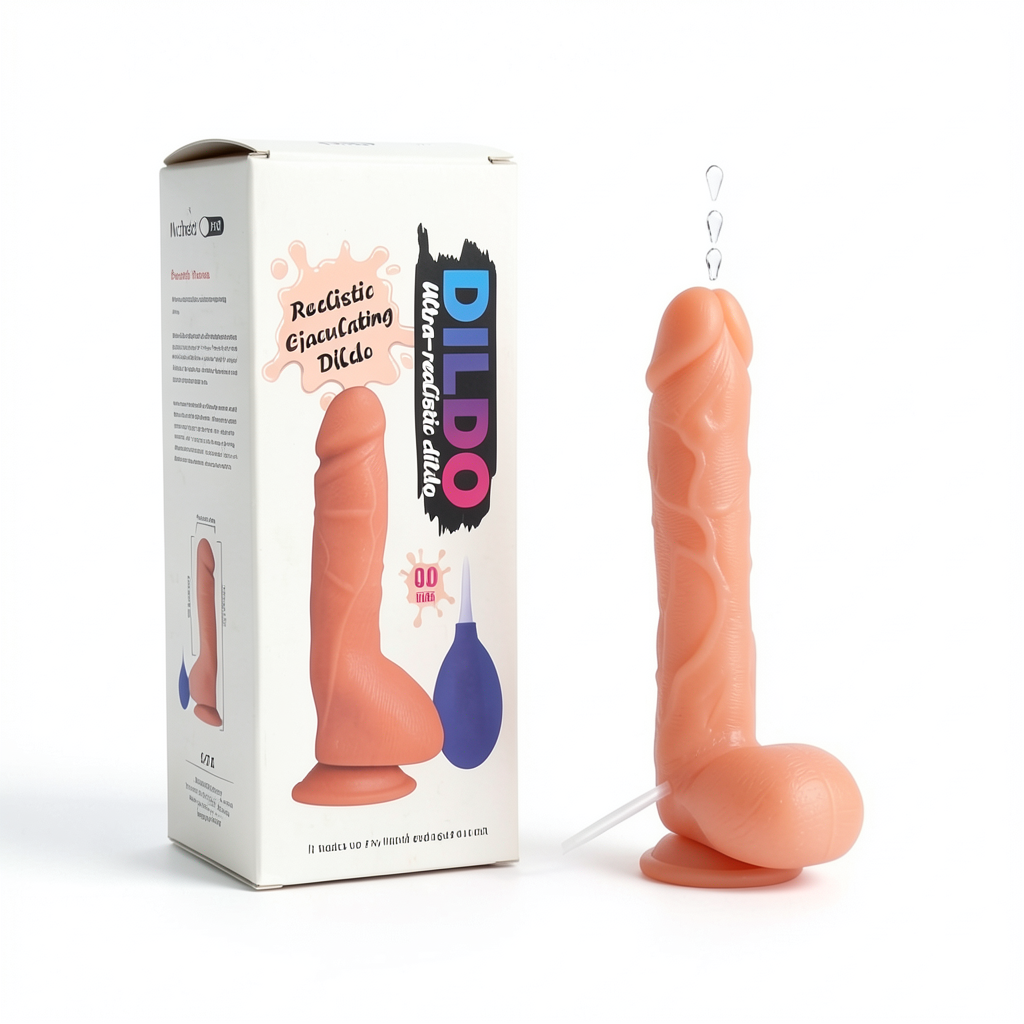 Boşalan Gerçekçi Dildo – 23 cm - Görsel 2