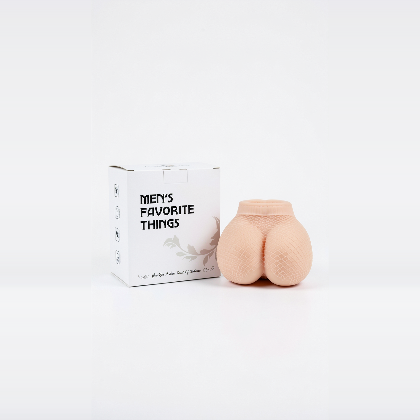 Gerçekçi File Desenli Kalça Mastürbatör – Çift Kanallı, 950 Gram, 16×15.5×9.5 cm - Görsel 2